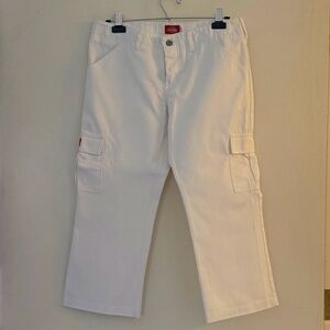 DICKIES GIRLS CLASSIC WHITE CARGO PANTS